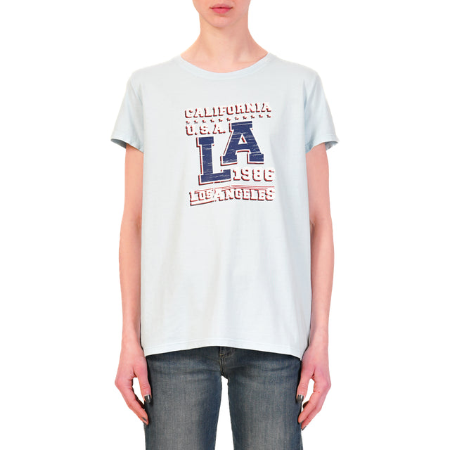 Vicolo-T-shirt "CALIFORNIA" - cielo