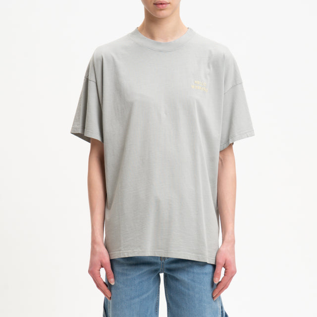 Vicolo-T-shirt HELLO WEEKEND - grigio