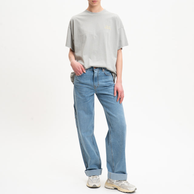 Vicolo-T-shirt HELLO WEEKEND - grigio