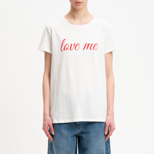 Vicolo-T-shirt LOVE ME - bianco