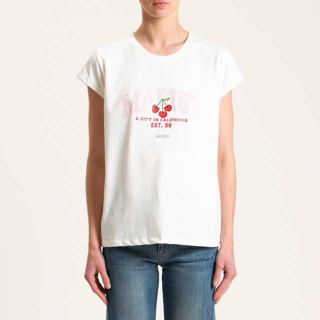 Vicolo-T-shirt "MALIBU" - Bianco