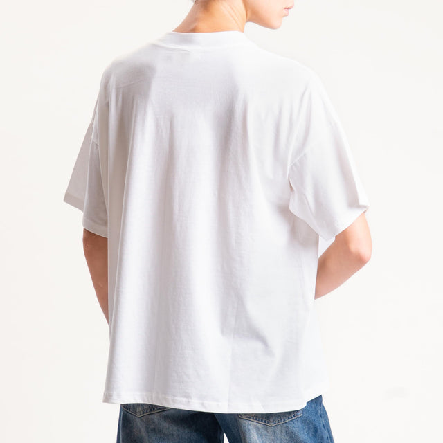 Vicolo-T-shirt stampa - bianco