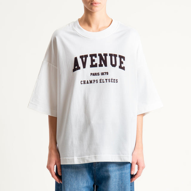 Vicolo-T-shirt "AVENUE" - Bianco