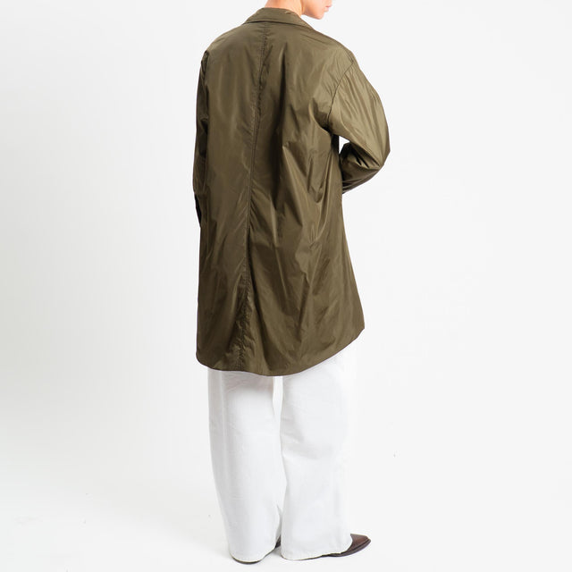 Vicolo-Cappotto 100 grammi con tasche - militare