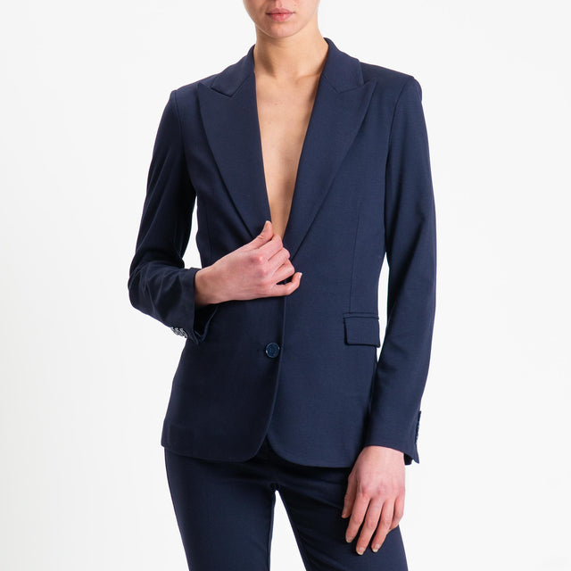 Vicolo-Giacca punto milano slim fit - blu