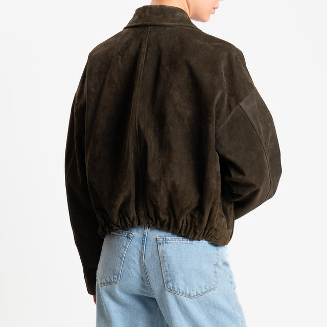 Vicolo-Bomber 100% genuine leather - militare