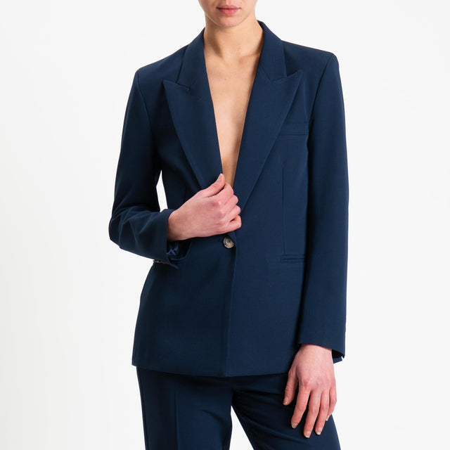 Vicolo-Giacca un bottone spacco dietro - blu