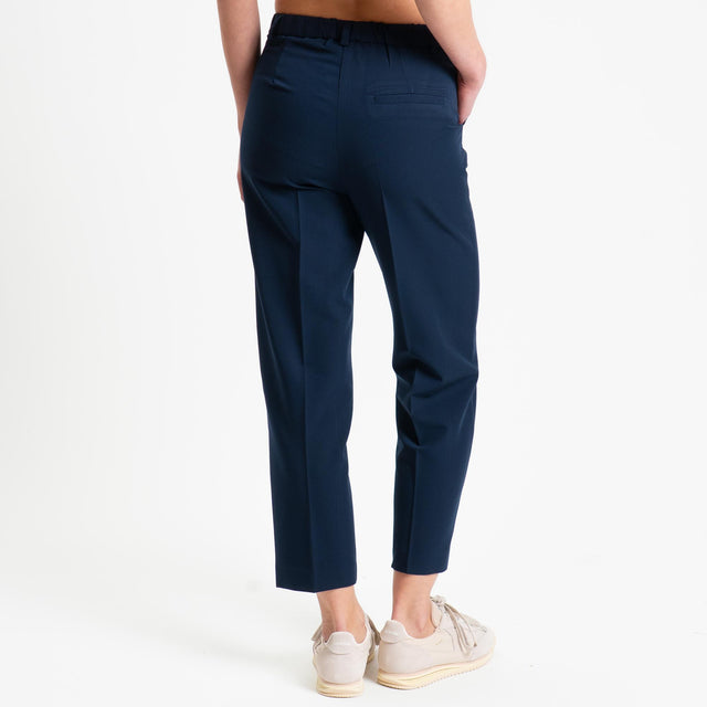 Vicolo-Pantalone con elastico dietro - blu