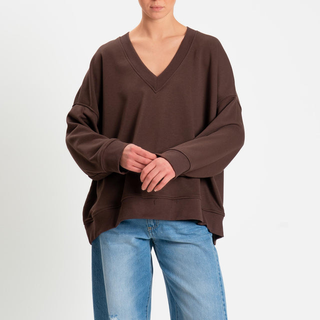 Vicolo-Felpa over scollo v - moro