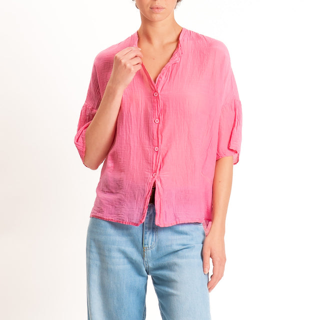 Vicolo-Camicia mussola collo coreana - bubble