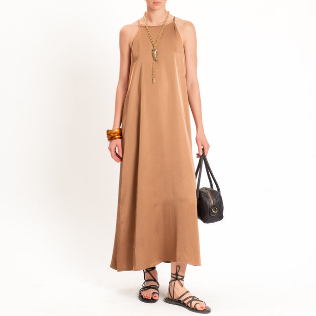 Vicolo-Abito vogatore in satin - bronzo