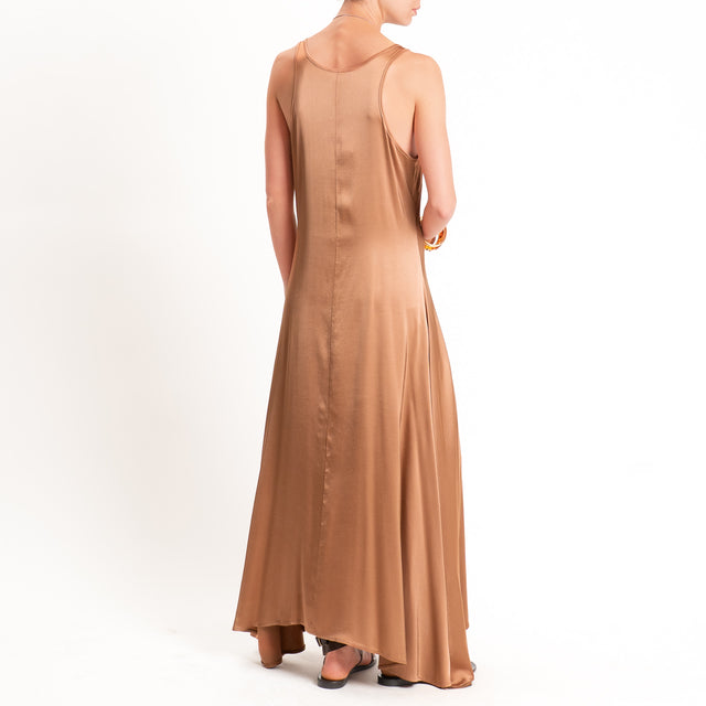 Vicolo-Abito vogatore in satin - bronzo