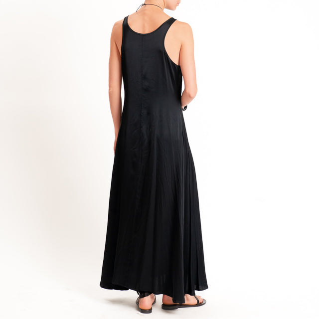 Vicolo-Abito vogatore in satin - nero