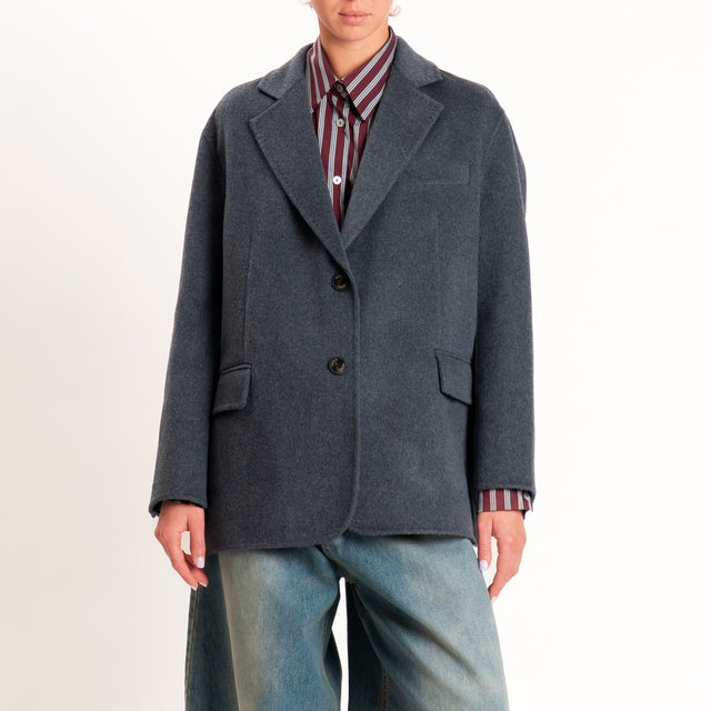Vicolo-Giacca HAND MADE due bottoni - antracite