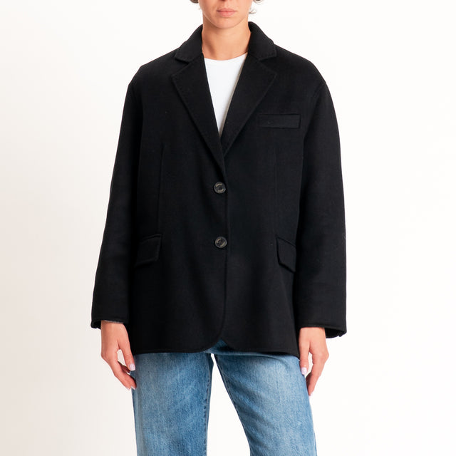Vicolo-Giacca HAND MADE due bottoni - Nero