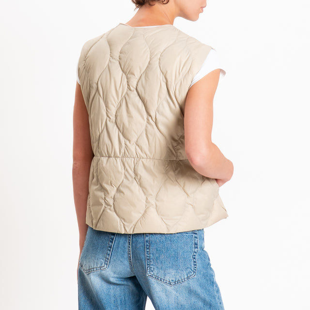 Vicolo-Gilet trapuntato 100 grammi - mastice