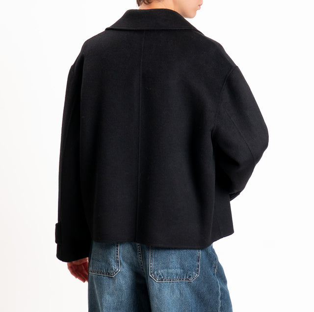 Vicolo-Giacca HAND MADE con gilet removibile - nero
