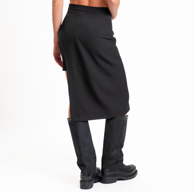 Vicolo-Gonna asimmetrica - nero