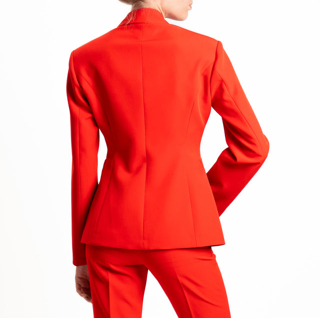 Vicolo-Giacca slim fit con spalline - rosso