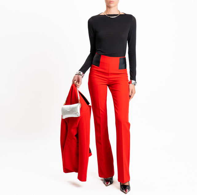 Vicolo-Pantalone bootcut - rosso