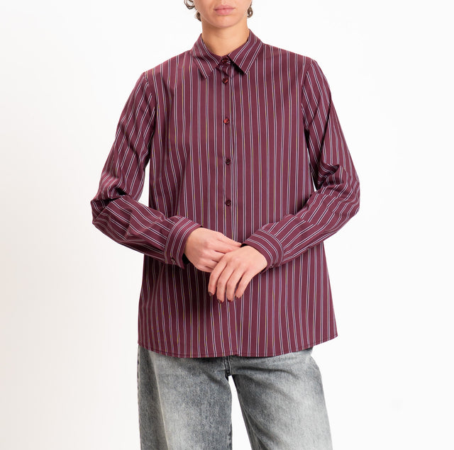 Vicolo-Camicia a righe - Bordeaux