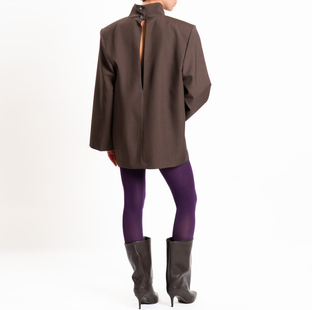 Vicolo-Mini abito con spalline - moro