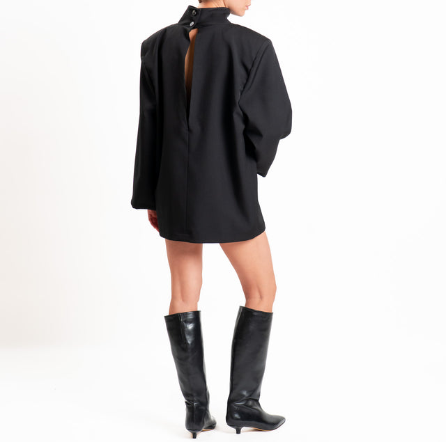 Vicolo-Mini abito con spalline - nero