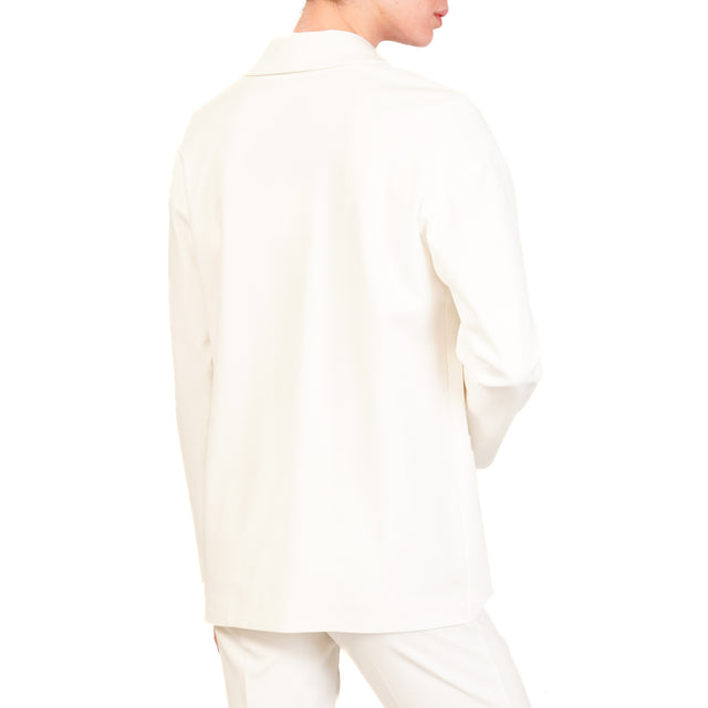 Chaqueta cruzada Vicolo punto Milán - leche