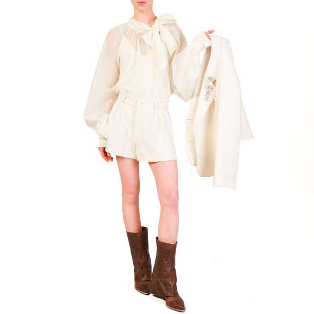 Vicolo-Shorts bouclé - leche