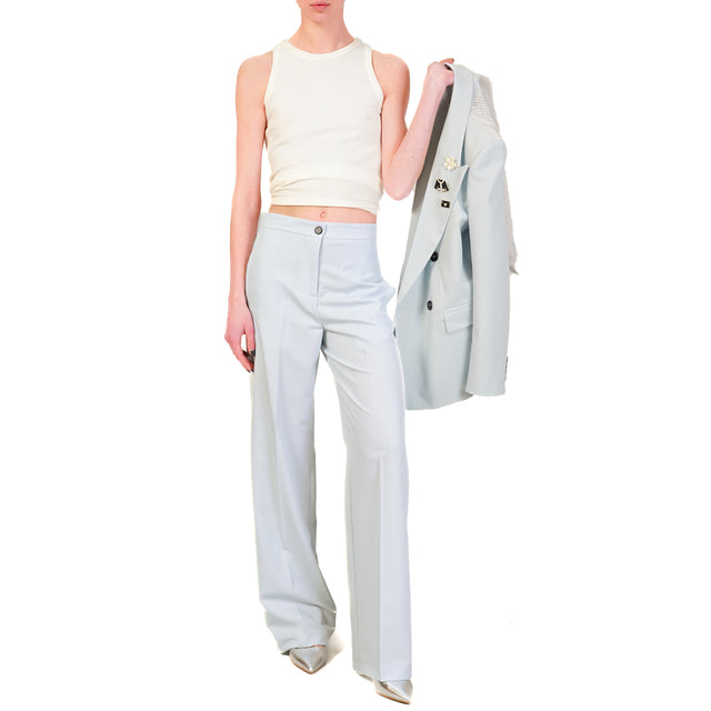 Pantalones rectos de calle - Sky
