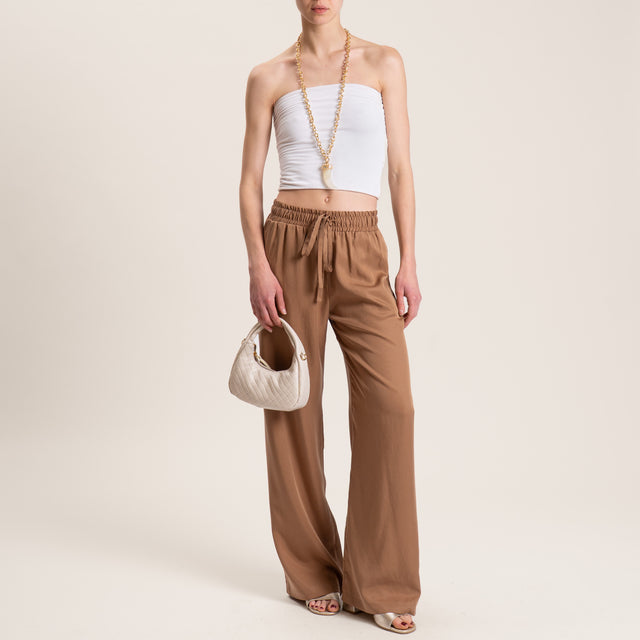 Vicolo-Pantalone con coulisse elastico in vita - biscotto