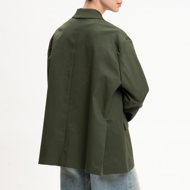 Vicolo-Giacca oversize spacchi laterali - militare