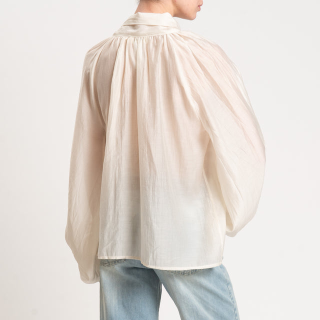 Vicolo-Camicia mussola manica ampia - avorio