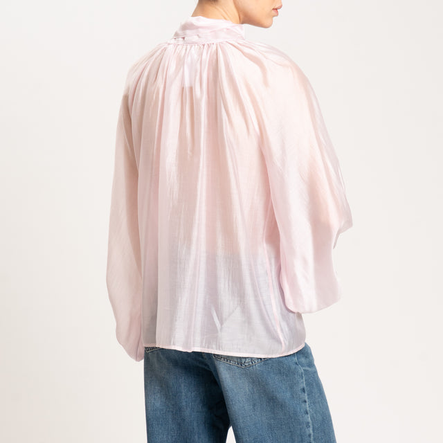 Vicolo-Camicia mussola manica ampia - rosa