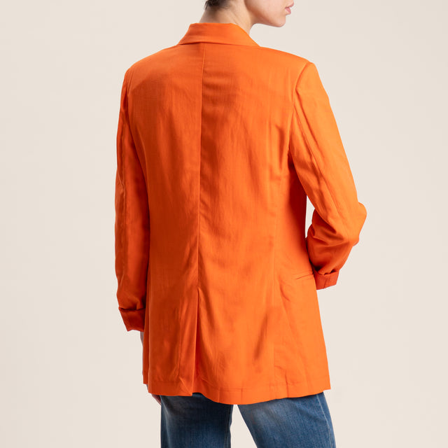 Vicolo-Giacca misto lino un bottone - orange