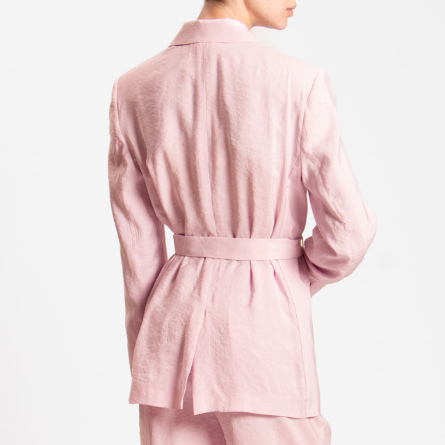 Vicolo-Giacca con cintura - rosa