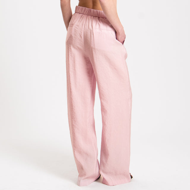 Vicolo-Pantalone elastico dietro - rosa