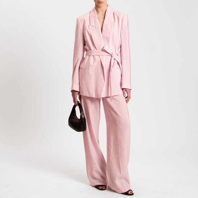 Vicolo-Pantalone elastico dietro - rosa