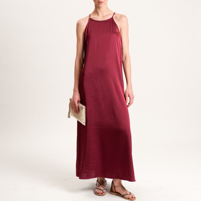 Vicolo-Abito satin con bretelle - india