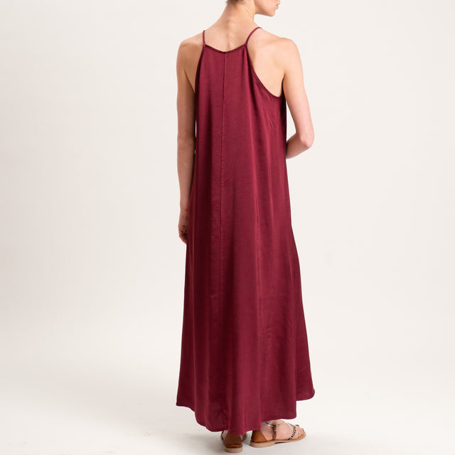 Vicolo-Abito satin con bretelle - india