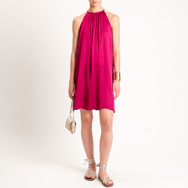 Vicolo-Abito vogatore satin - fragola