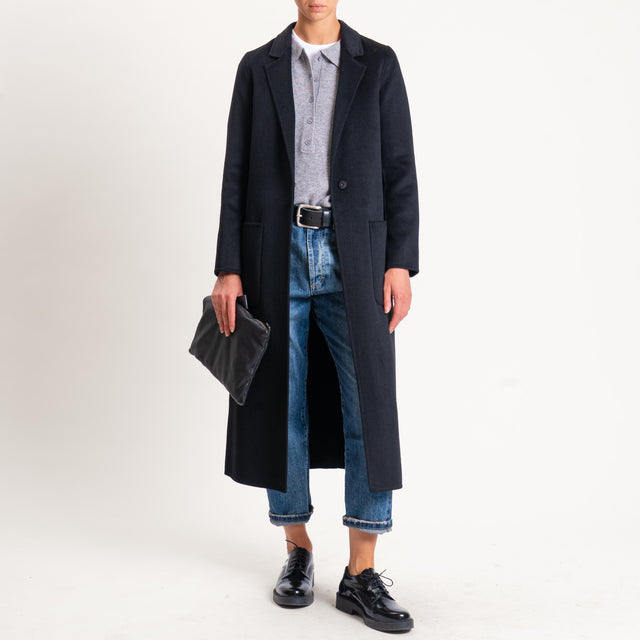 Vicolo-Cappotto hand made misto lana - nero