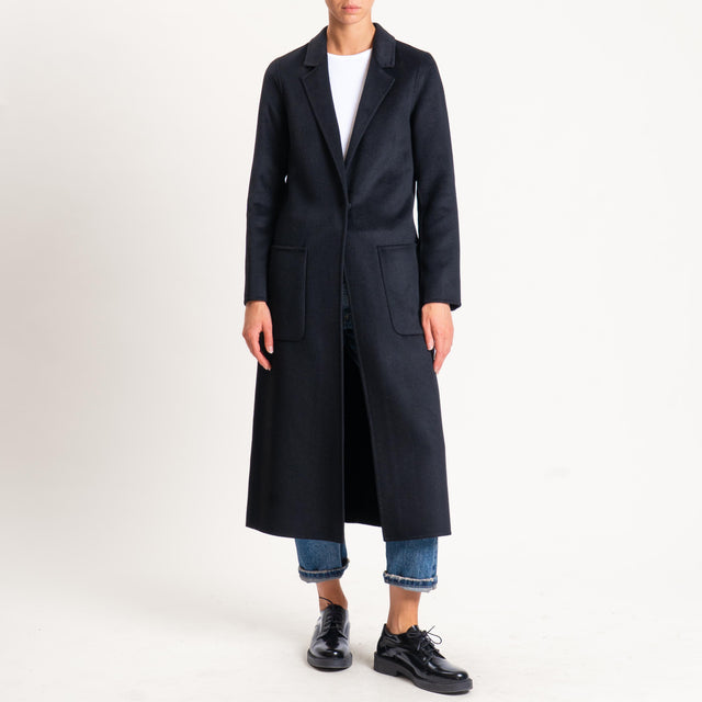Vicolo-Cappotto hand made misto lana - nero