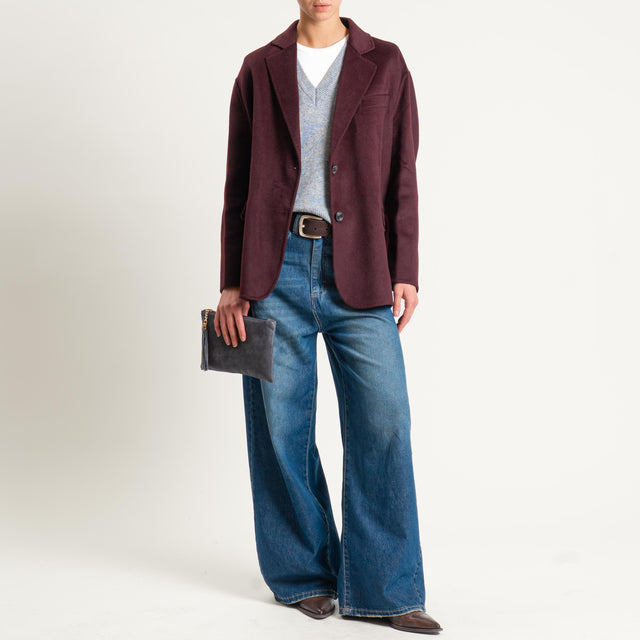 Vicolo-Giacca HAND MADE due bottoni - Bordeaux