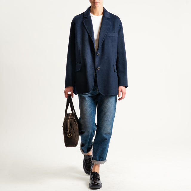 Vicolo-Giacca HAND MADE due bottoni - Blu