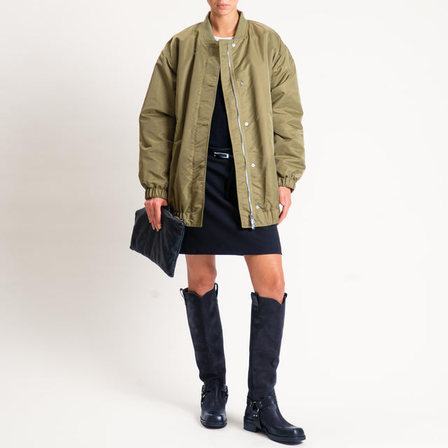 Vicolo-Bomber oversize imbottito water repellent - kaki
