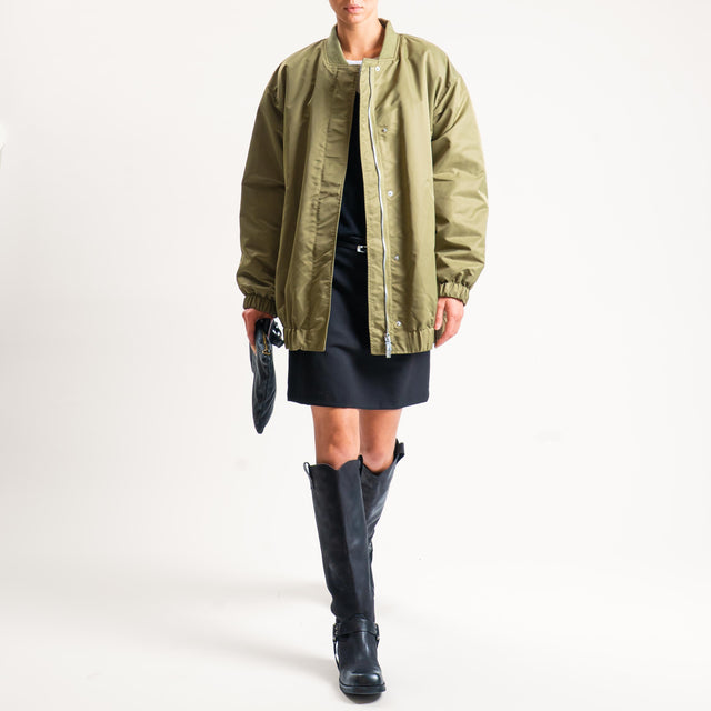 Vicolo-Bomber oversize imbottito water repellent - kaki