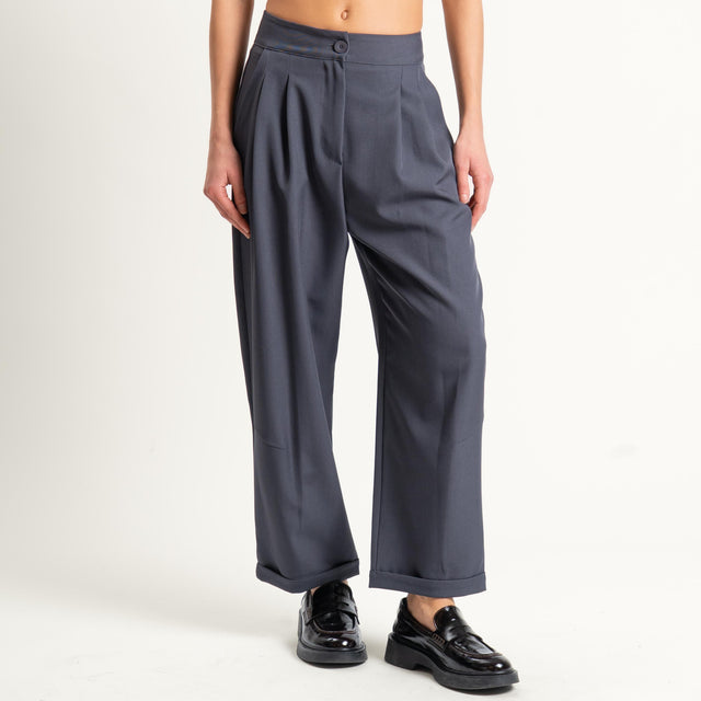 Vicolo- Pantalone con pinces - piombo