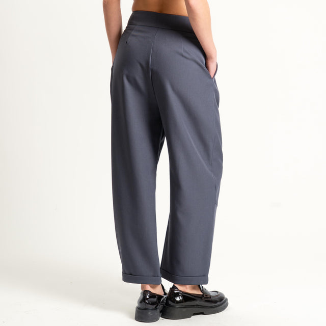 Vicolo- Pantalone con pinces - piombo