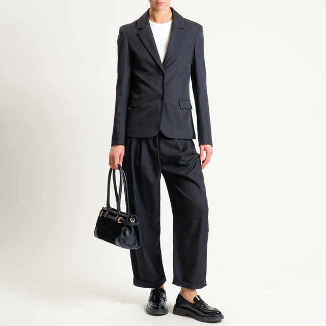 Vicolo- Pantalone con pinces - nero